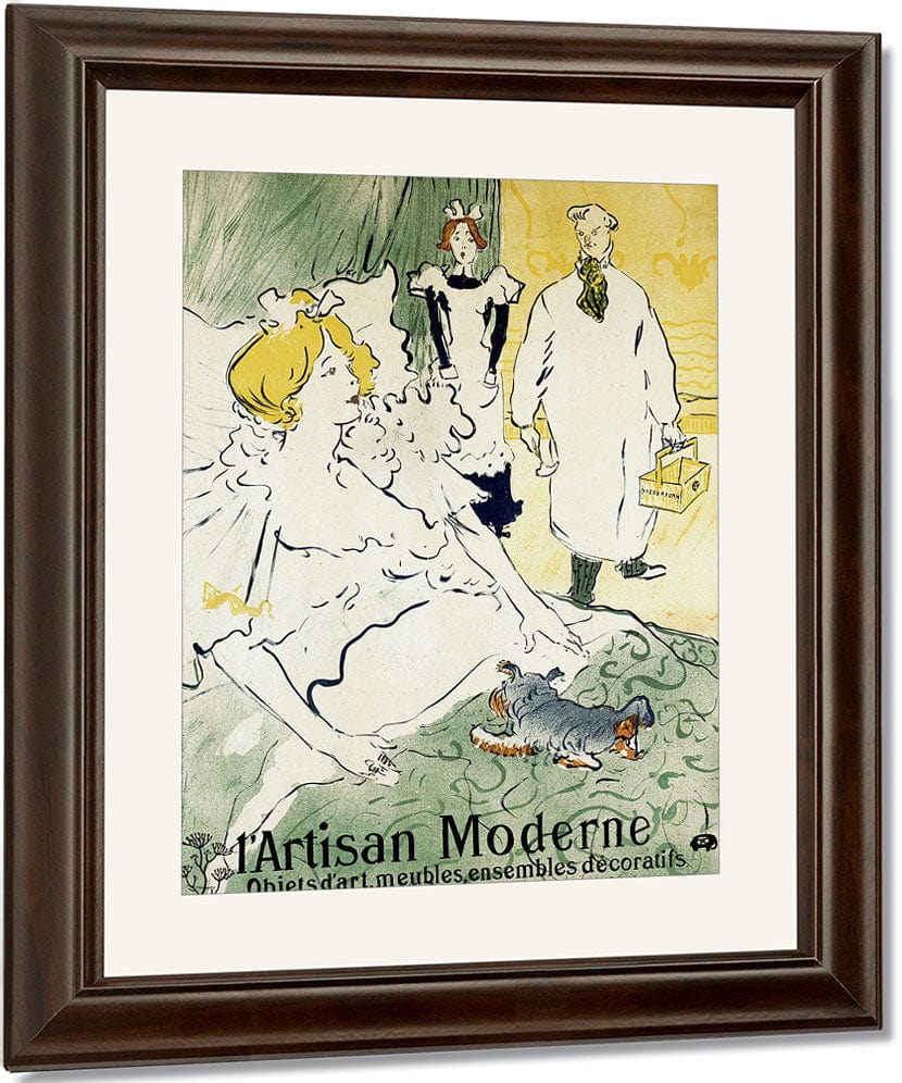 The Modern Artisan By Henri Marie Raymond De Toulouse Lautrec Monfa Fine Art Print
