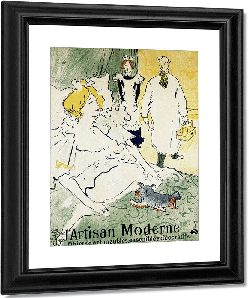 The Modern Artisan By Henri Marie Raymond De Toulouse Lautrec Monfa Fine Art Print