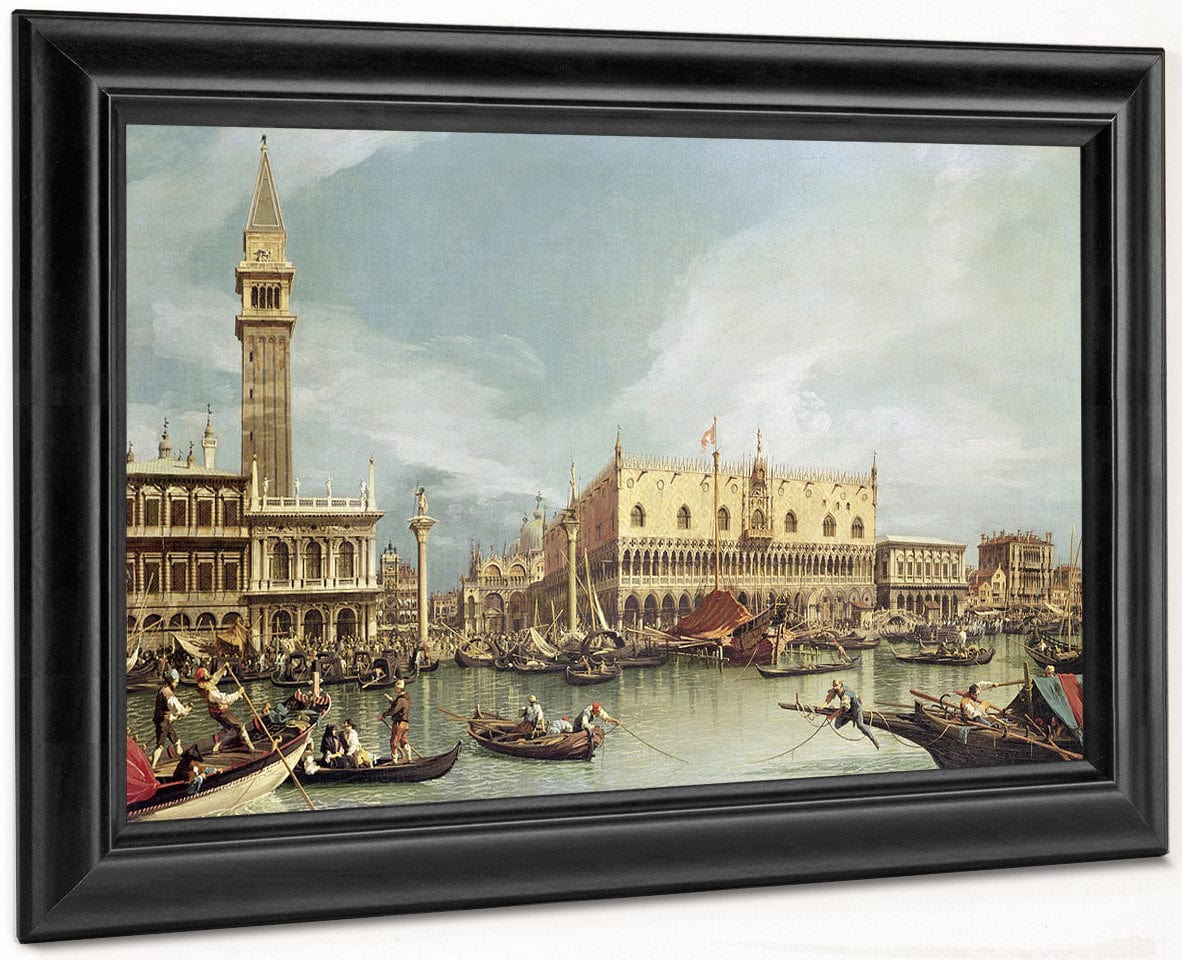 The Molo Venice By Canaletto Fine Art Print
