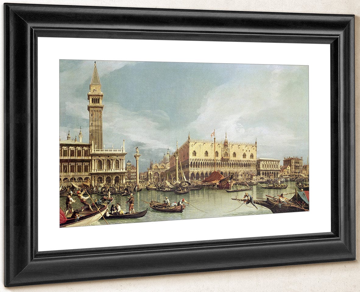The Molo Venice By Canaletto Fine Art Print