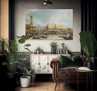The Molo Venice By Canaletto Fine Art Print