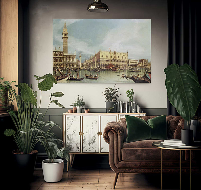 The Molo Venice By Canaletto Fine Art Print