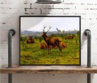 The Monarch Of The Herd Painting Rosa Bonheur Canvas Art Fine Art Print