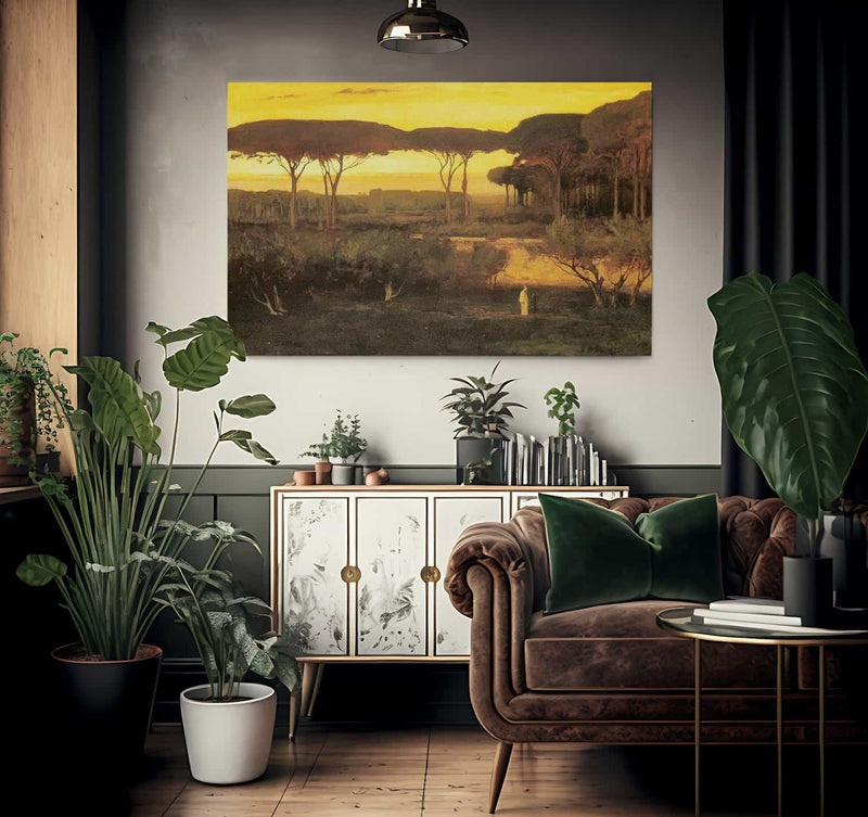 The Monk By George Inness Fine Art Print