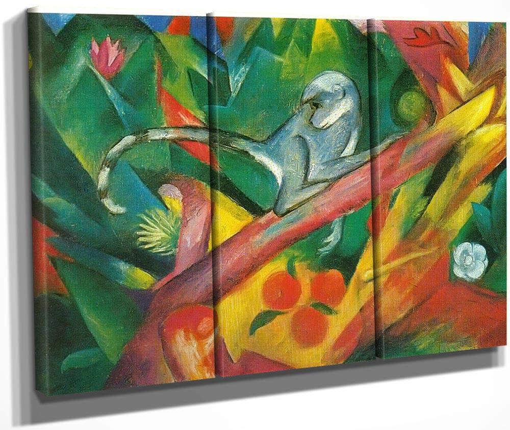 The Monkey By Franz Marc Fine Art Print