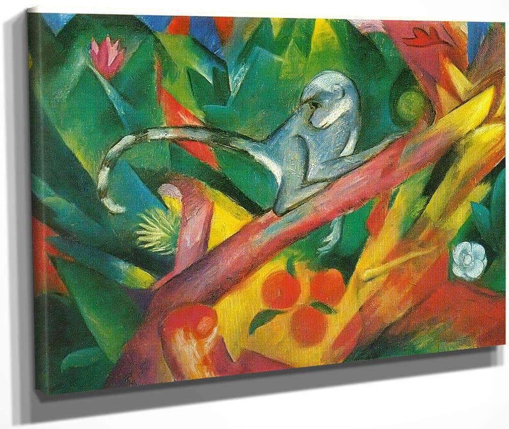The Monkey By Franz Marc Fine Art Print