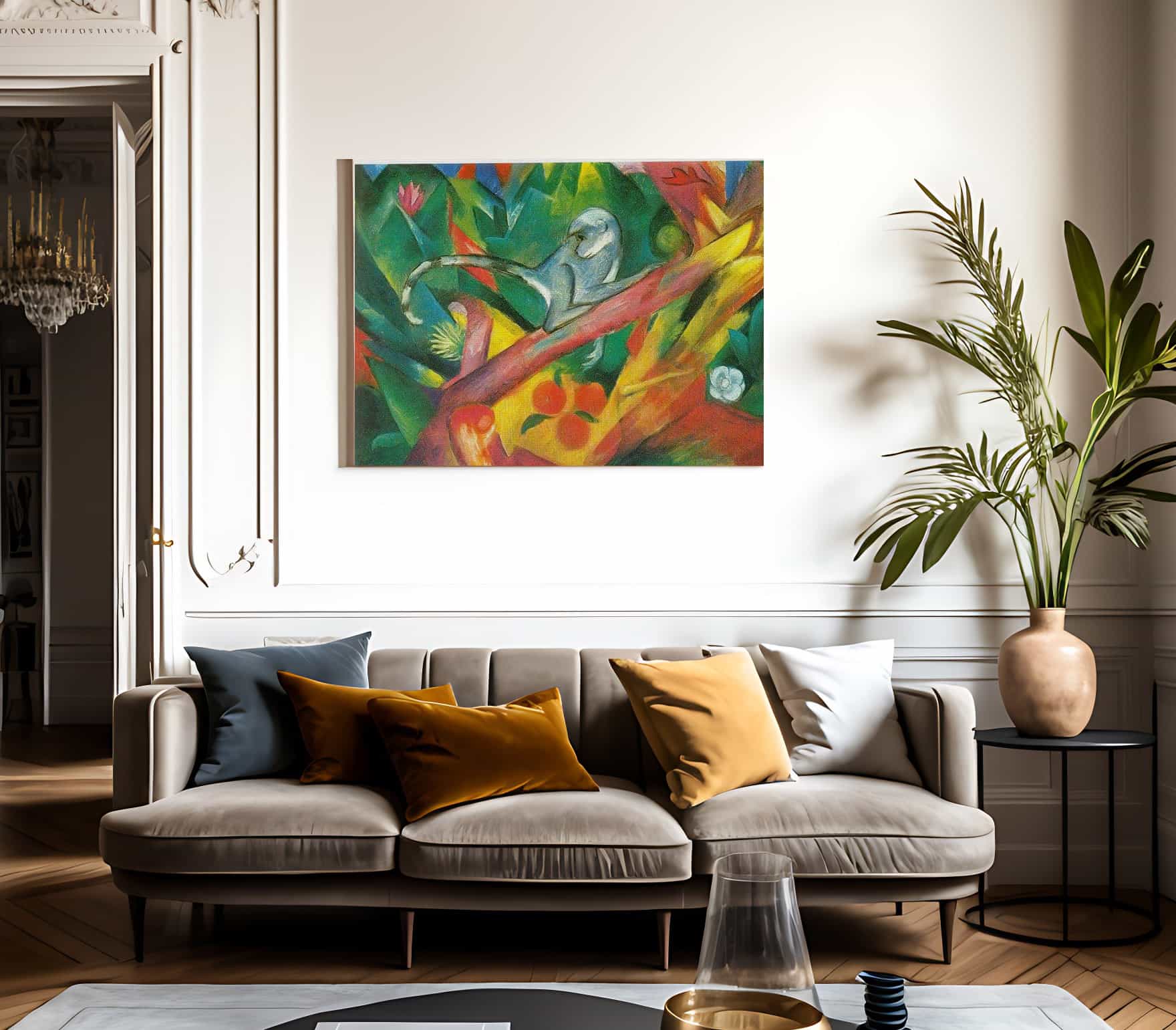 The Monkey By Franz Marc Fine Art Print