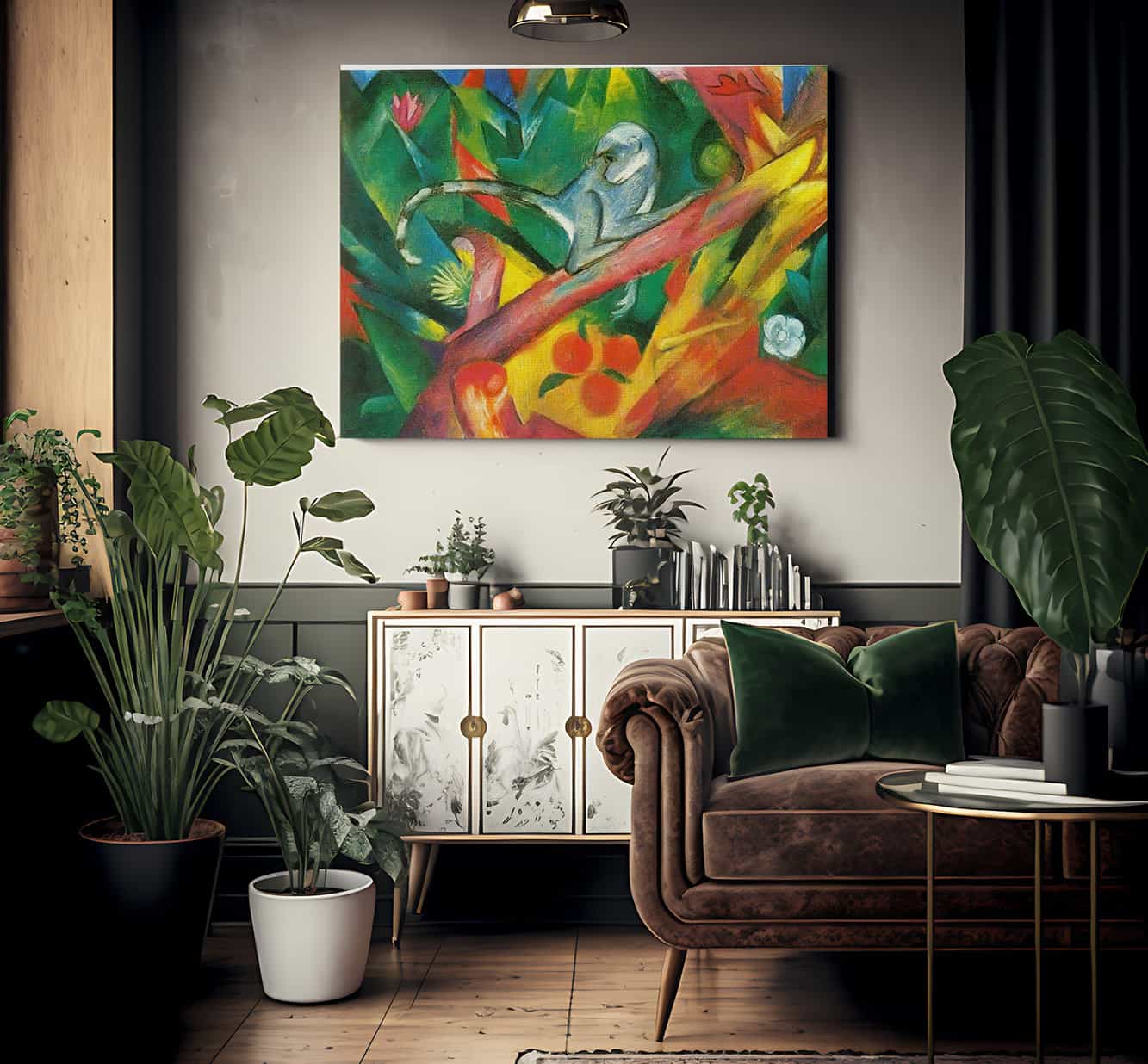 The Monkey By Franz Marc Fine Art Print
