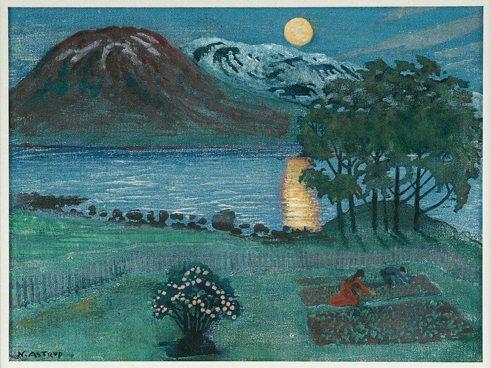 The Moon In May 2 By Nicolai Astrup Fine Art Print