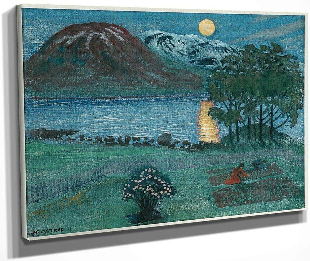 The Moon In May 2 By Nicolai Astrup Fine Art Print