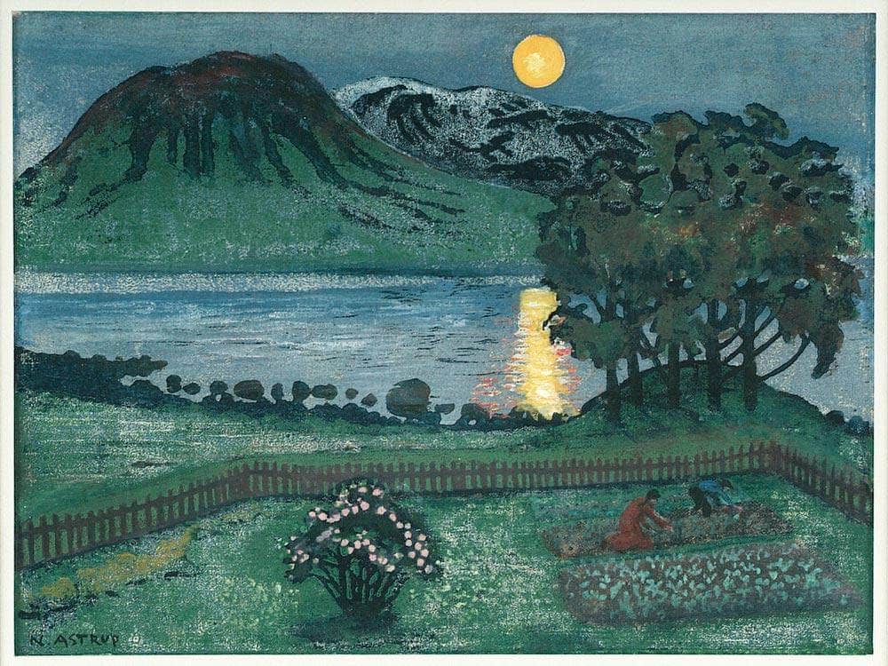 The Moon In May 7 By Nicolai Astrup Fine Art Print