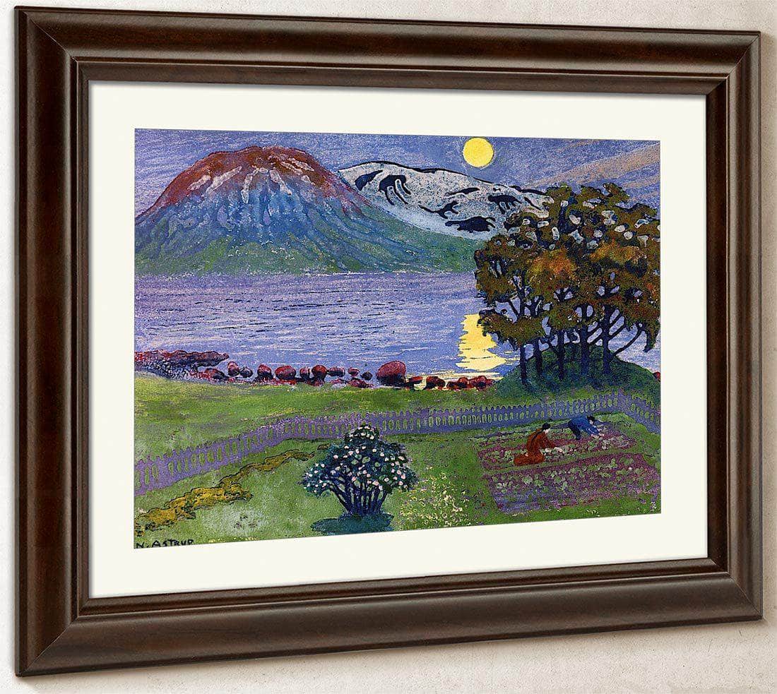 The Moon In May By Nicolai Astrup Fine Art Print