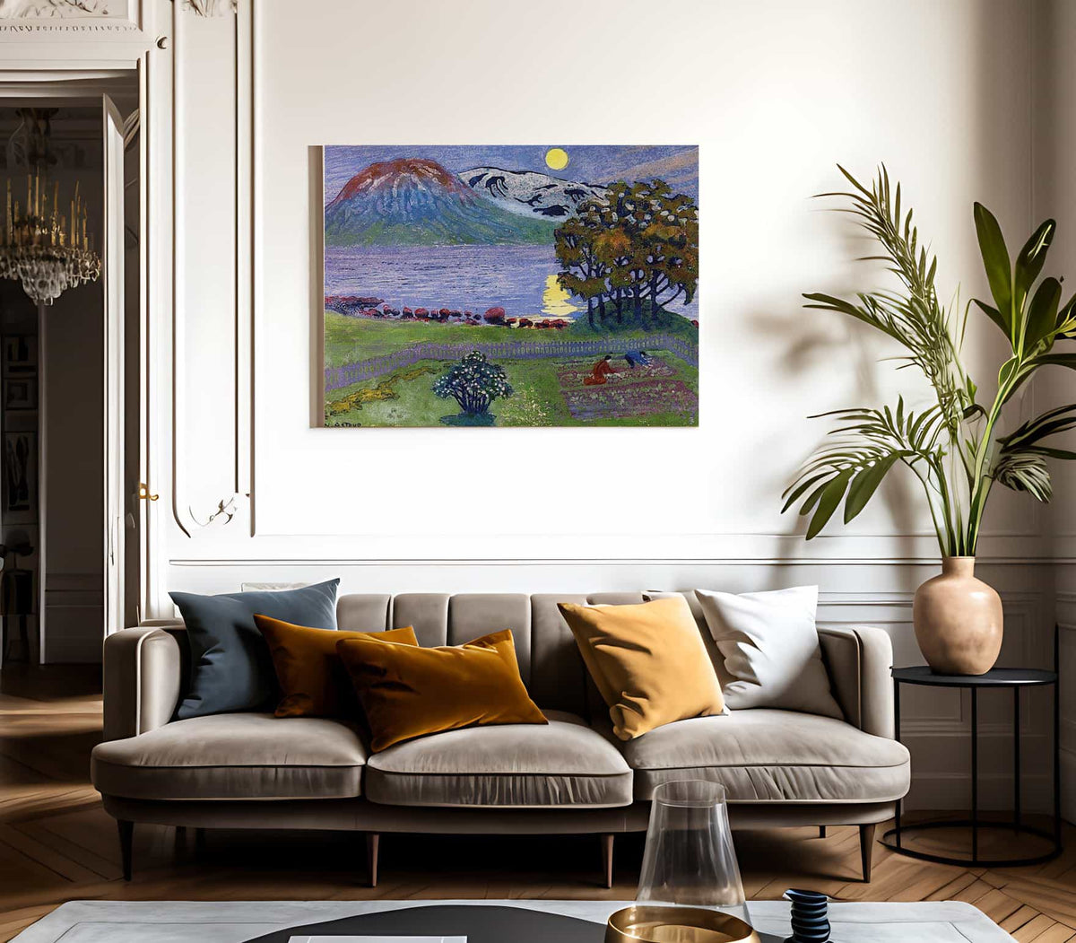 The Moon In May By Nicolai Astrup Fine Art Print