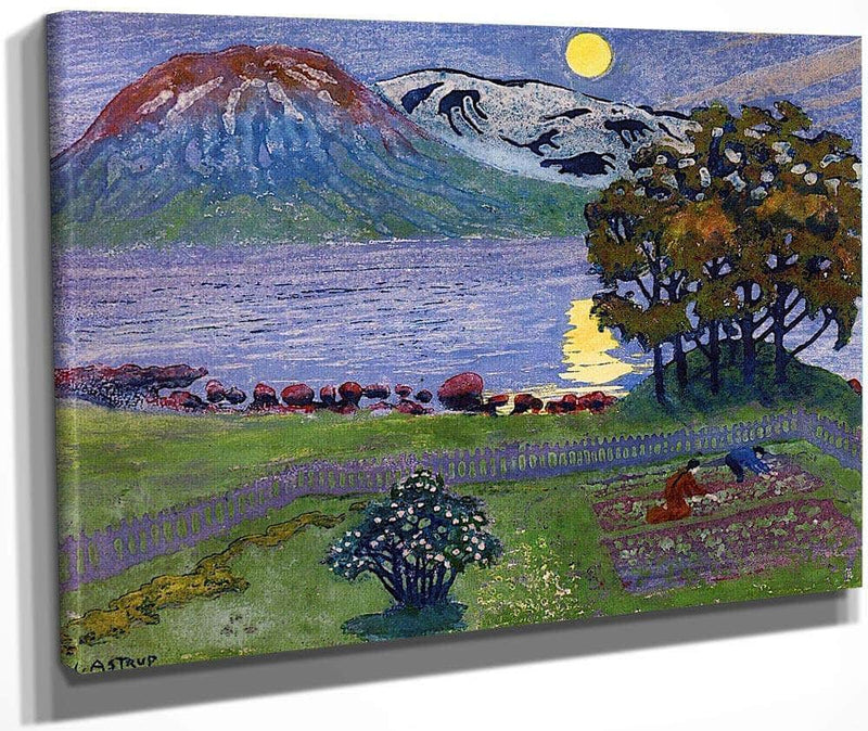 The Moon In May By Nicolai Astrup Fine Art Print