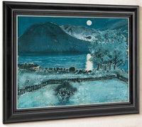 The Moon In May, Winter Night By Nicolai Astrup Fine Art Print