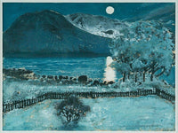 The Moon In May, Winter Night By Nicolai Astrup Fine Art Print