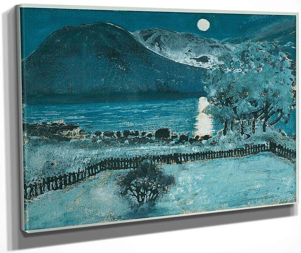 The Moon In May, Winter Night By Nicolai Astrup Fine Art Print