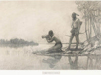 The Moose Call By NC Wyeth Fine Art Print