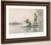 The Moose Call By NC Wyeth Fine Art Print