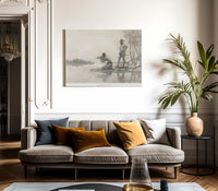 The Moose Call By NC Wyeth Fine Art Print