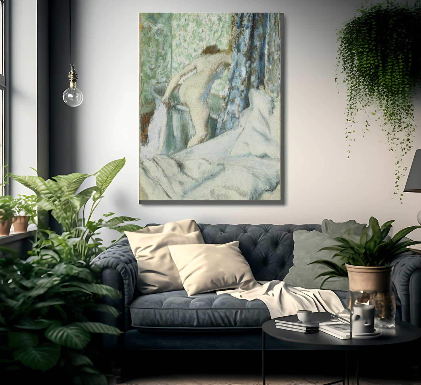 The Morning Bath By Edgar Degas Fine Art Print