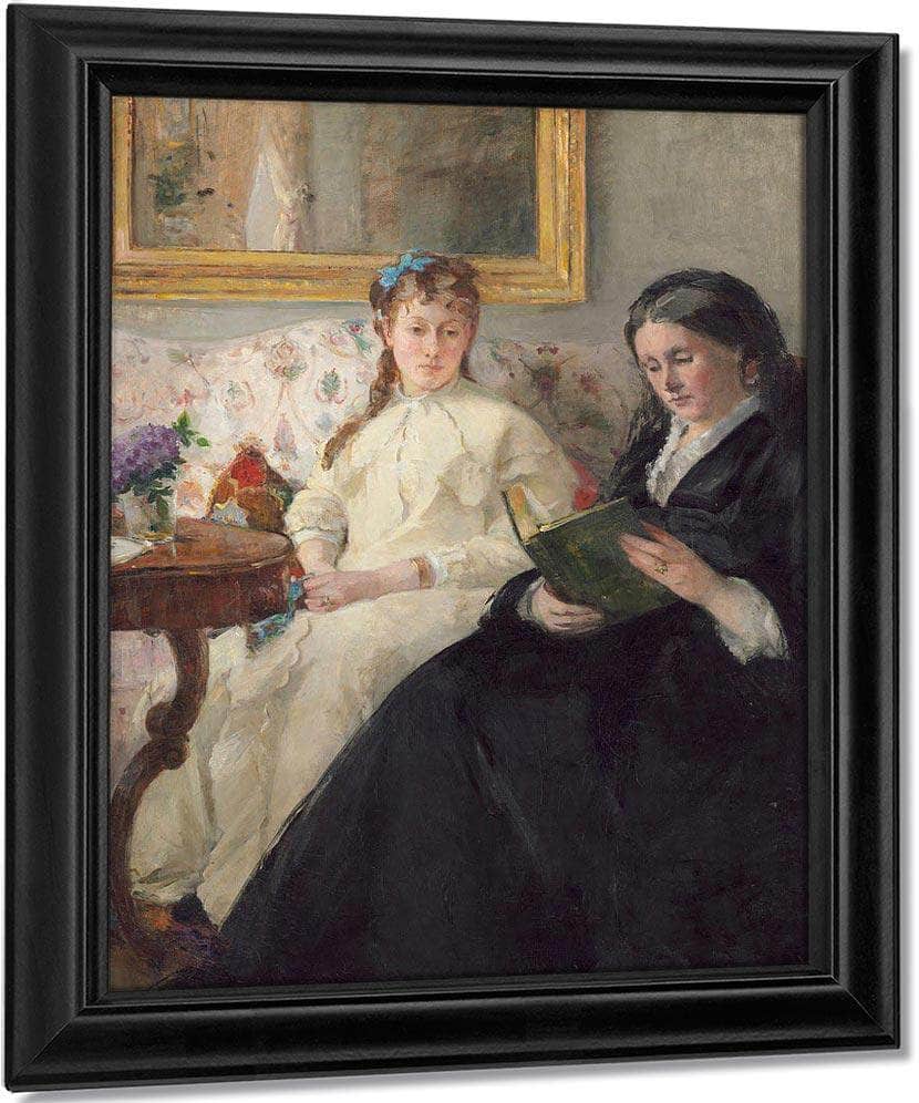 The Mother And Sister Of The Artist Berthe Morisot Fine Art Print