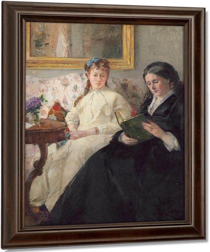 The Mother And Sister Of The Artist Berthe Morisot Fine Art Print
