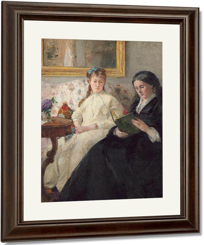 The Mother And Sister Of The Artist Berthe Morisot Fine Art Print