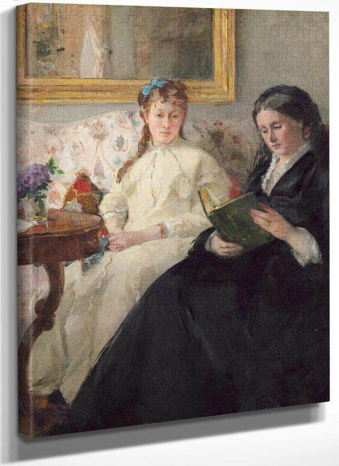 The Mother And Sister Of The Artist Berthe Morisot Fine Art Print