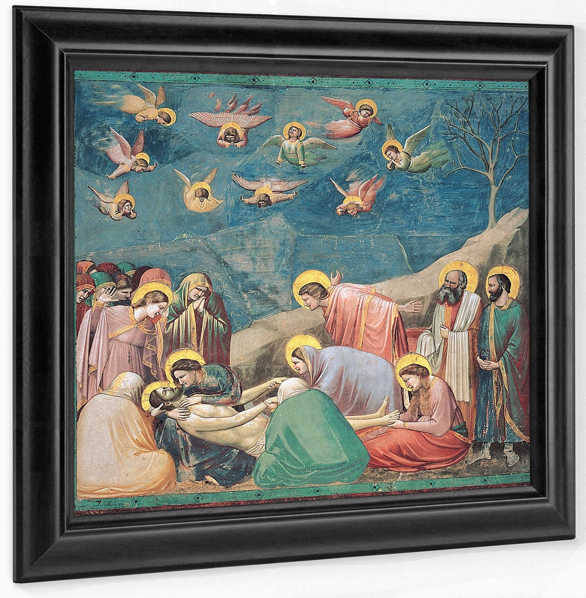 The Mourning Of Christ 1306 By Giotto Di Bondone Fine Art Print