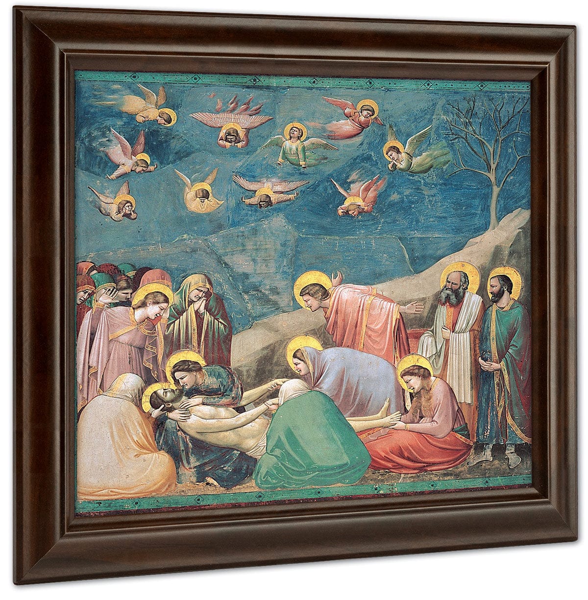 The Mourning Of Christ 1306 By Giotto Di Bondone Fine Art Print