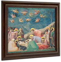 The Mourning Of Christ 1306 By Giotto Di Bondone Fine Art Print