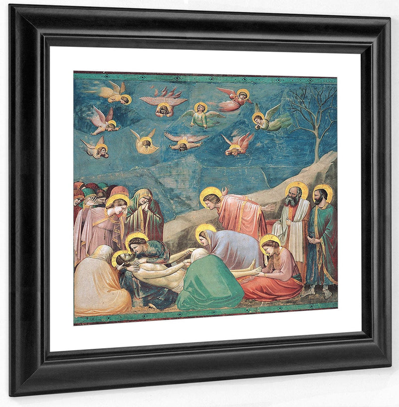 The Mourning Of Christ 1306 By Giotto Di Bondone Fine Art Print