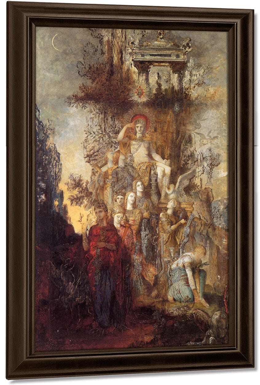The Muses Leaving Their Father Apollo 1868 By Gustave Moreau Fine Art Print
