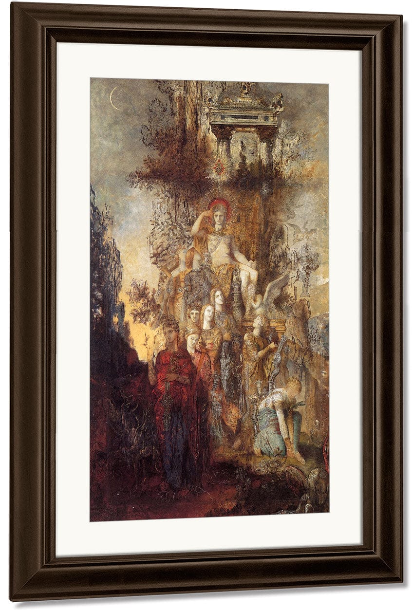 The Muses Leaving Their Father Apollo 1868 By Gustave Moreau Fine Art Print