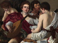 The Musicians 1595 By Caravaggio Fine Art Print