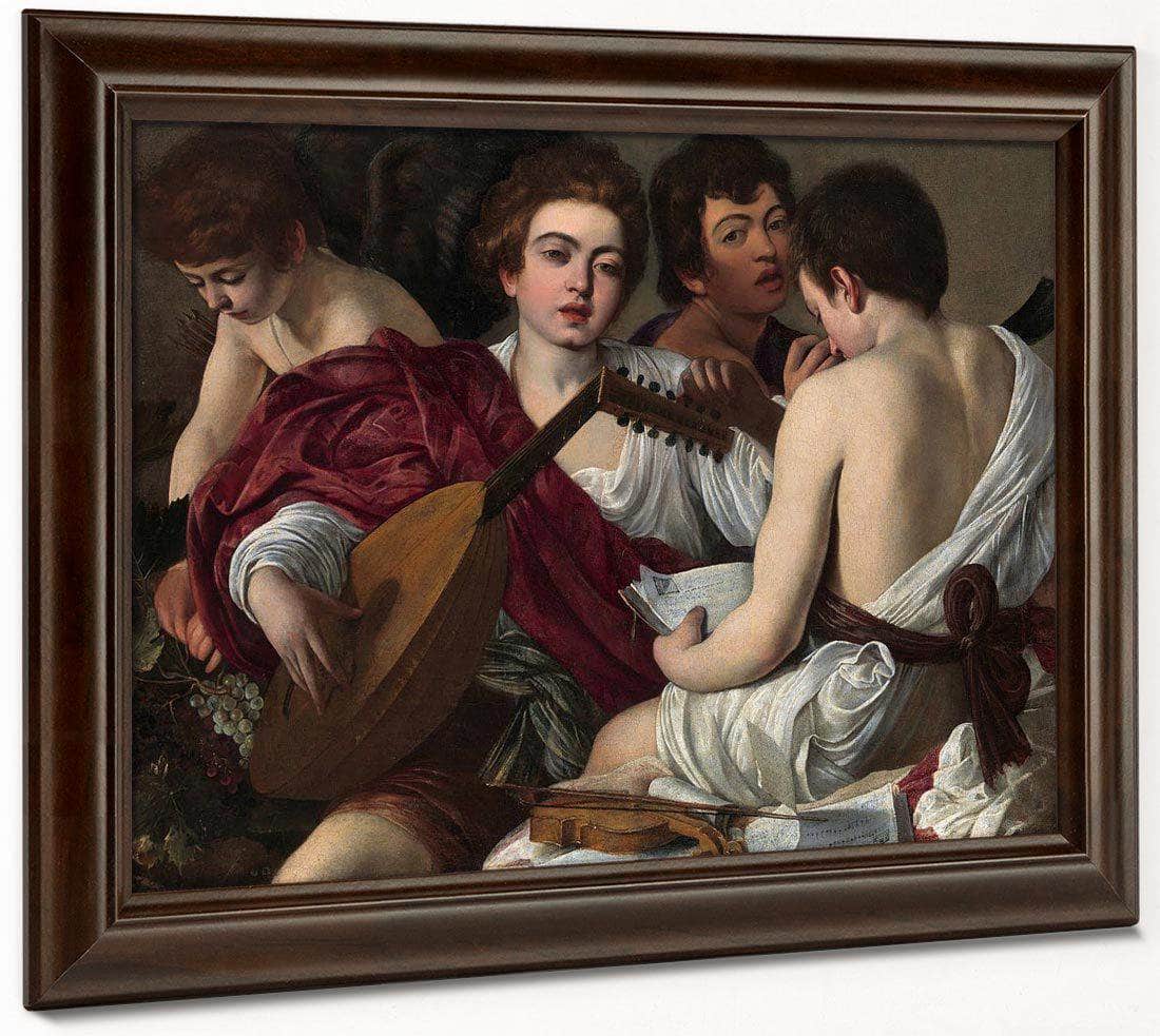 The Musicians 1595 By Caravaggio Fine Art Print