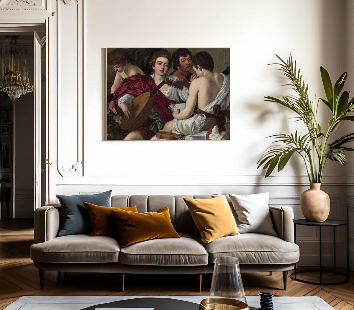 The Musicians 1595 By Caravaggio Fine Art Print