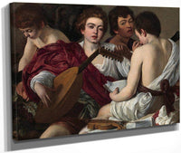 The Musicians 1595 By Caravaggio Fine Art Print