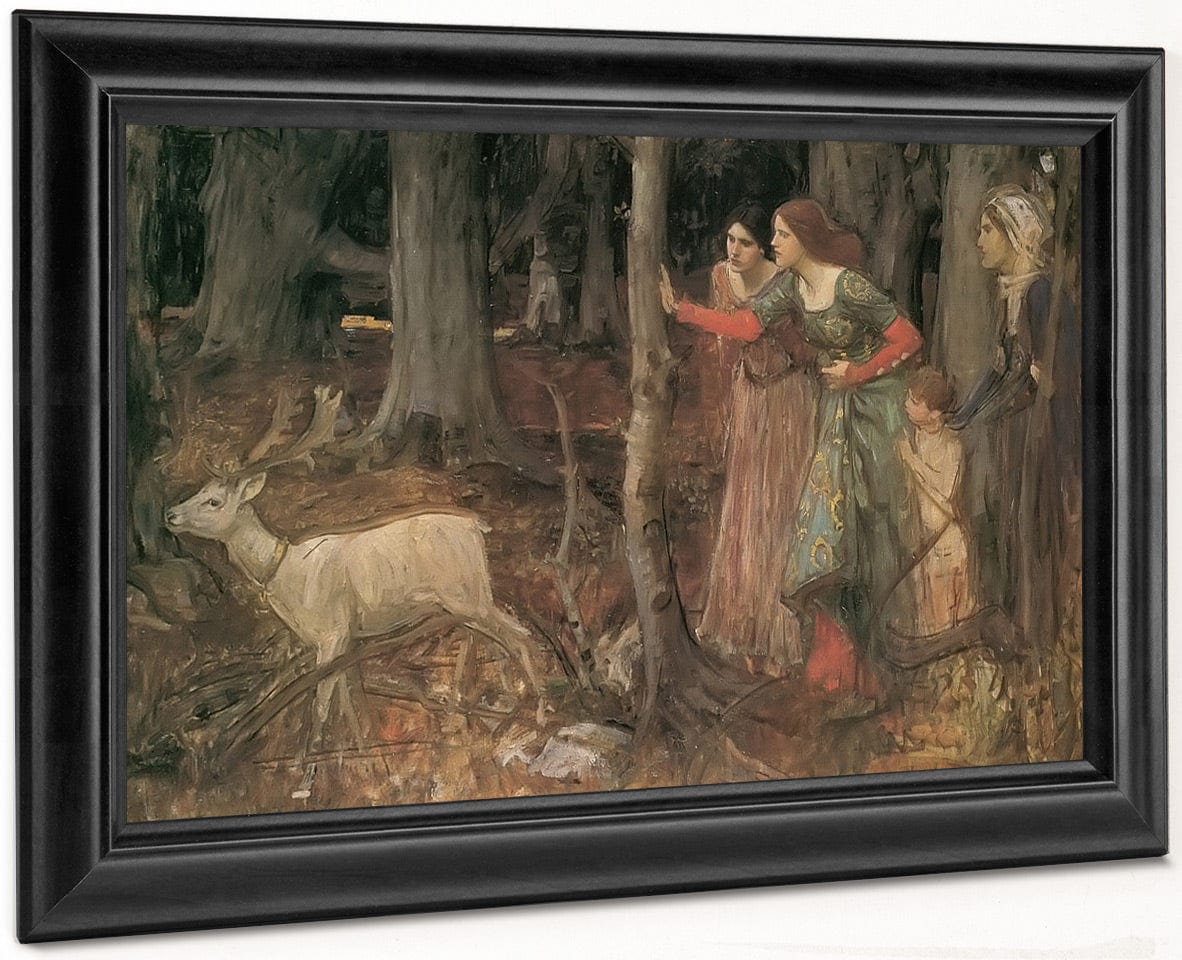 The Mystic Wood By John Waterhouse Fine Art Print
