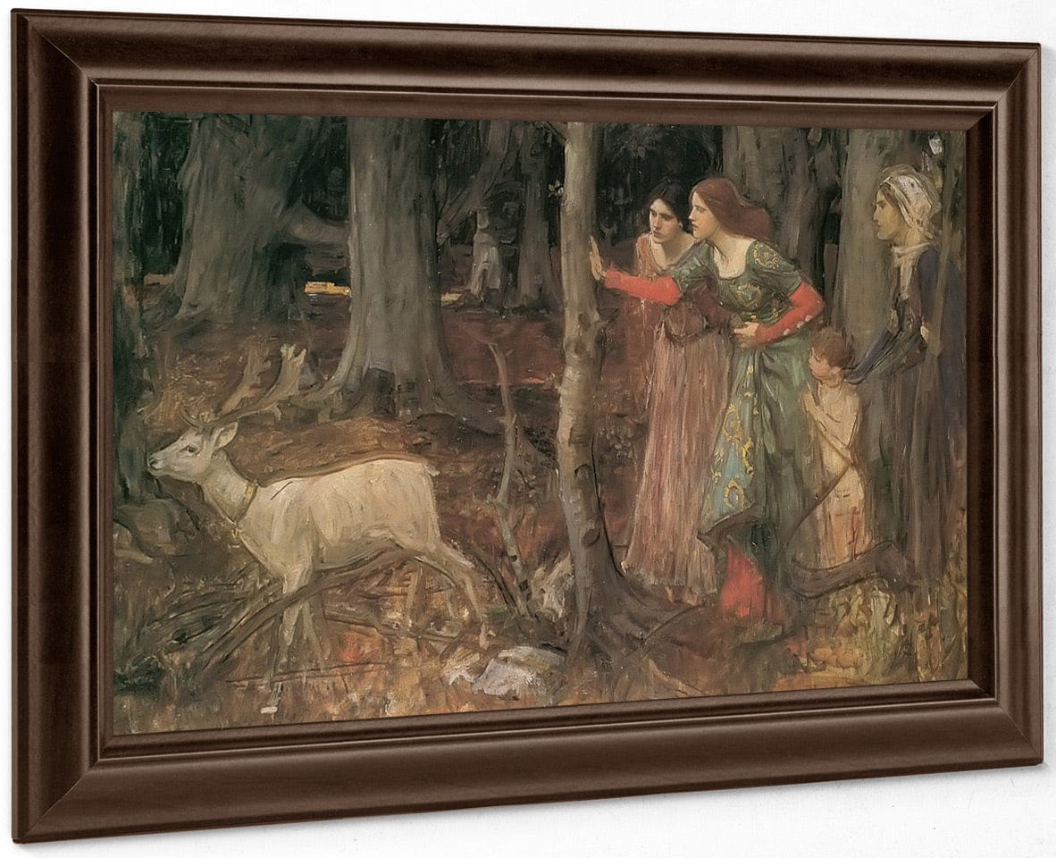 The Mystic Wood By John Waterhouse Fine Art Print