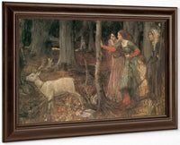 The Mystic Wood By John Waterhouse Fine Art Print