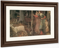 The Mystic Wood By John Waterhouse Fine Art Print