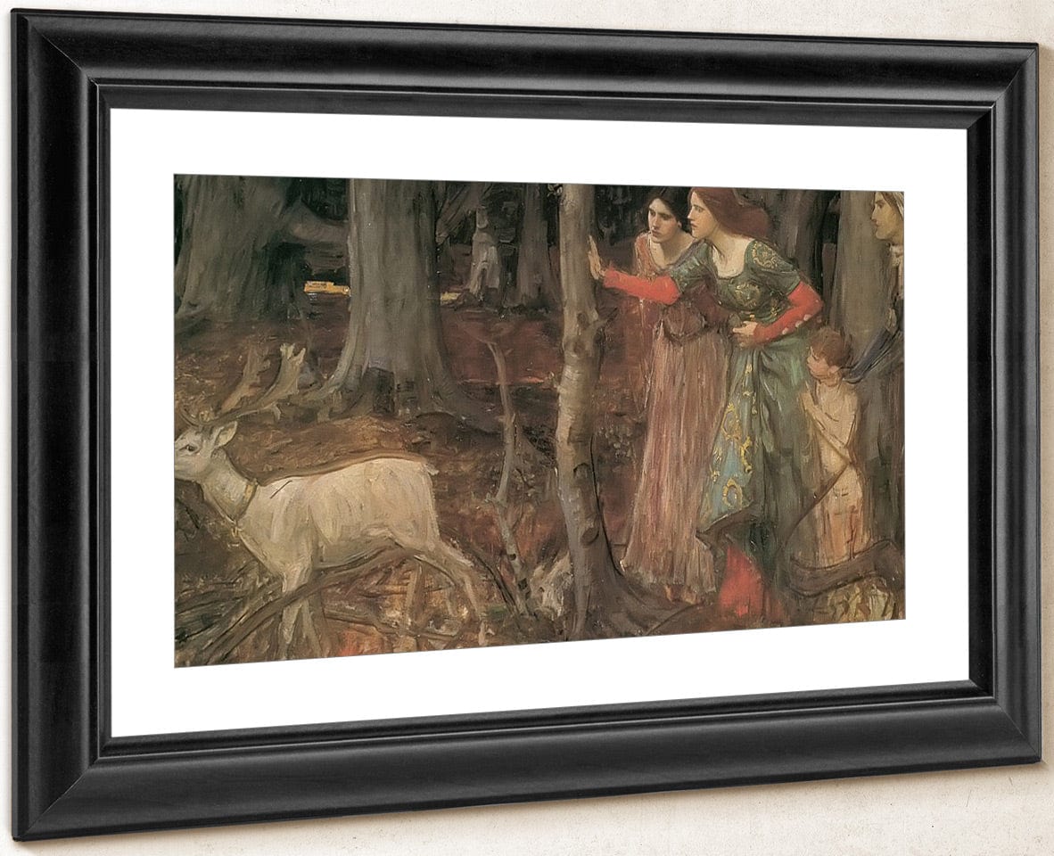 The Mystic Wood By John Waterhouse Fine Art Print
