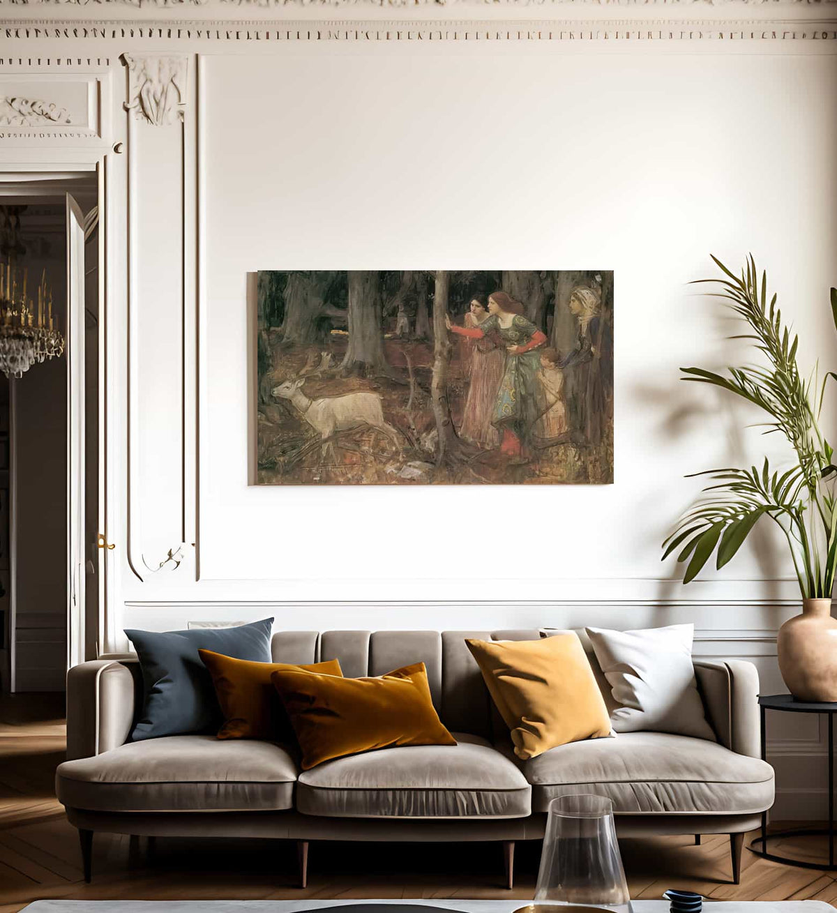 The Mystic Wood By John Waterhouse Fine Art Print