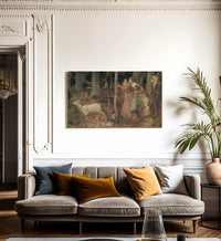 The Mystic Wood By John Waterhouse Fine Art Print