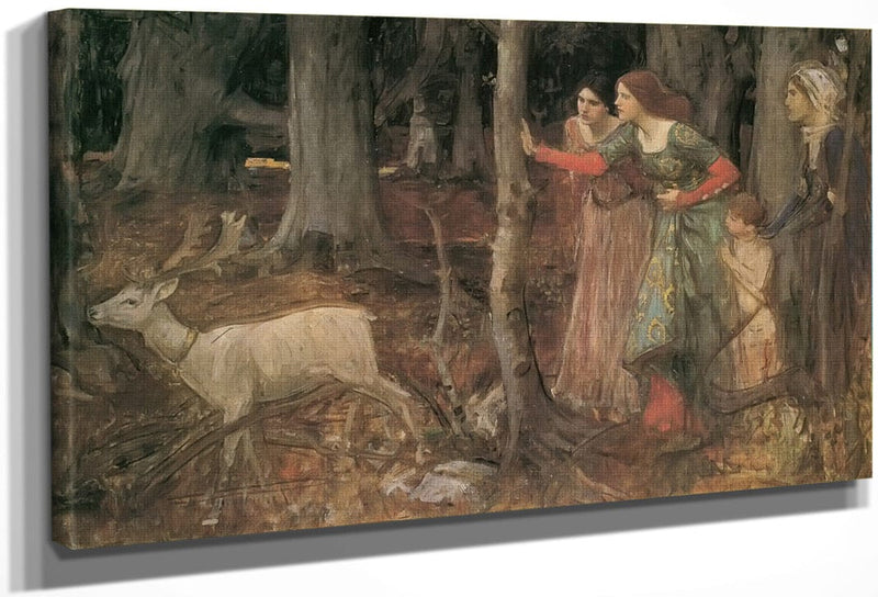 The Mystic Wood By John Waterhouse Fine Art Print