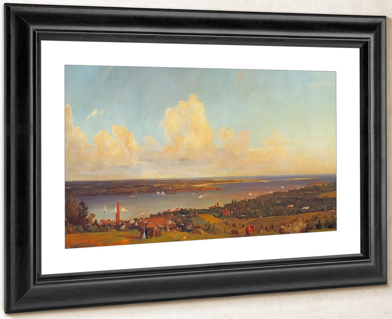 The Narrows From Staten Island By Jasper Francis Cropsey Fine Art Print