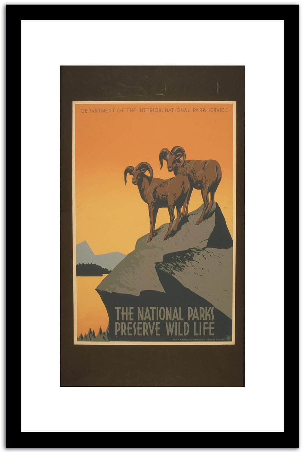 The National Park  Vintage Poster Fine Art Print