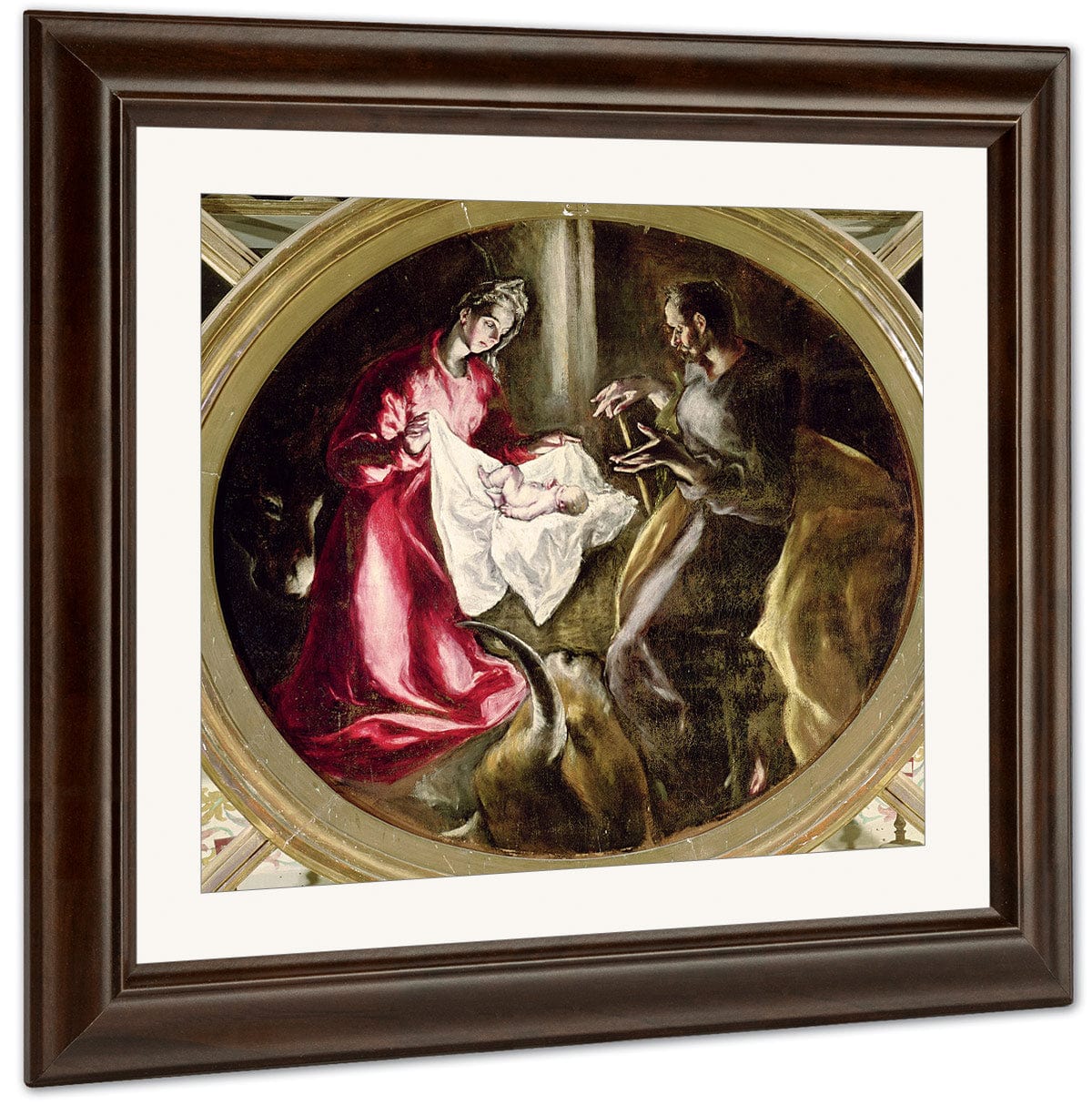 The Nativity 1587 1614 (Oil On Canvas) By El Greco Fine Art Print